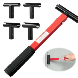 Heavy Duty Door Hinge Adjustment Tool Kit, 4-in-1 Hinge Gap Adjusting Wrench Set
