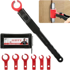 6 in 1 Door Hinge Adjustment Tool – Upgraded 0.39-0.98 Inch Hinge Gap Adjusting